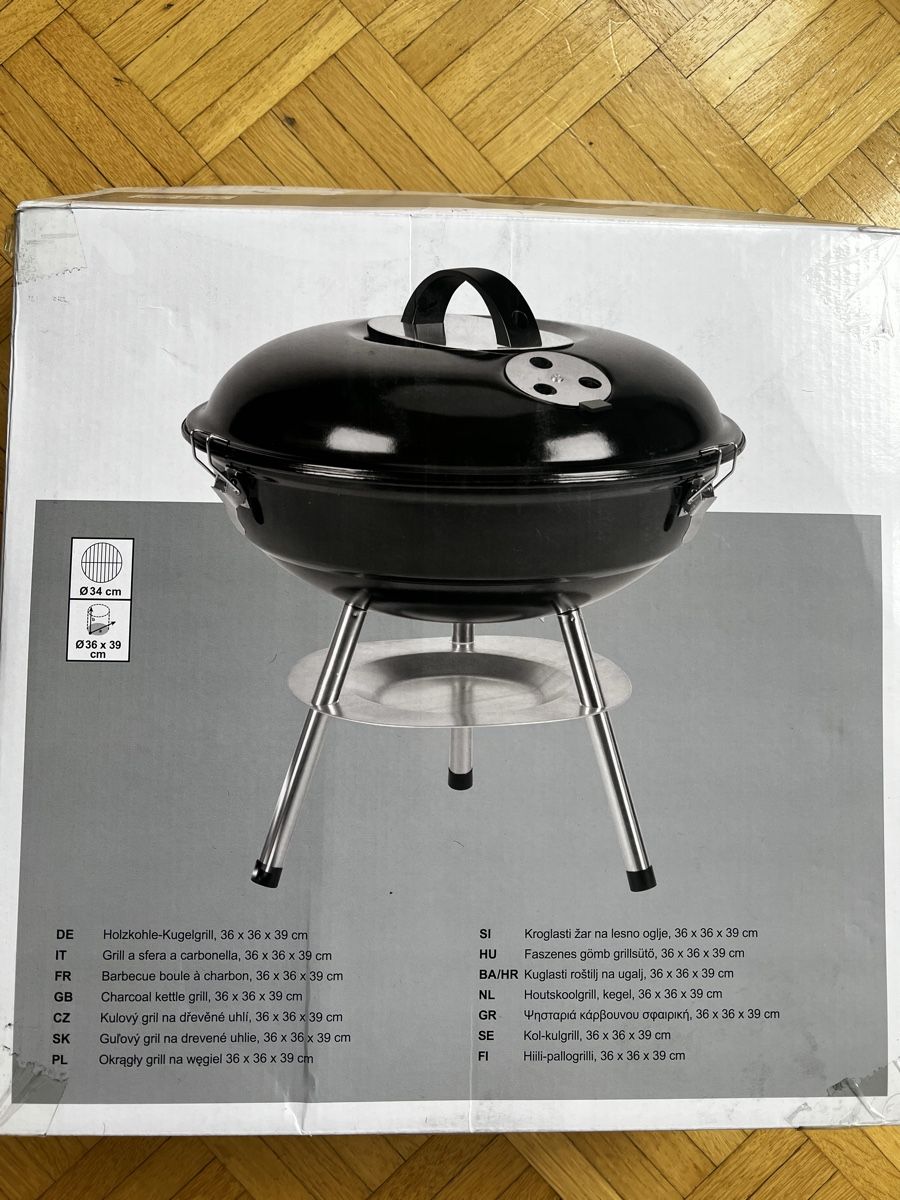 Griglie: New Charcoal BBQ Grill - 34cm Diameter – Nuovo e nell'imballaggio originale da Basel venduto da EAC_iv