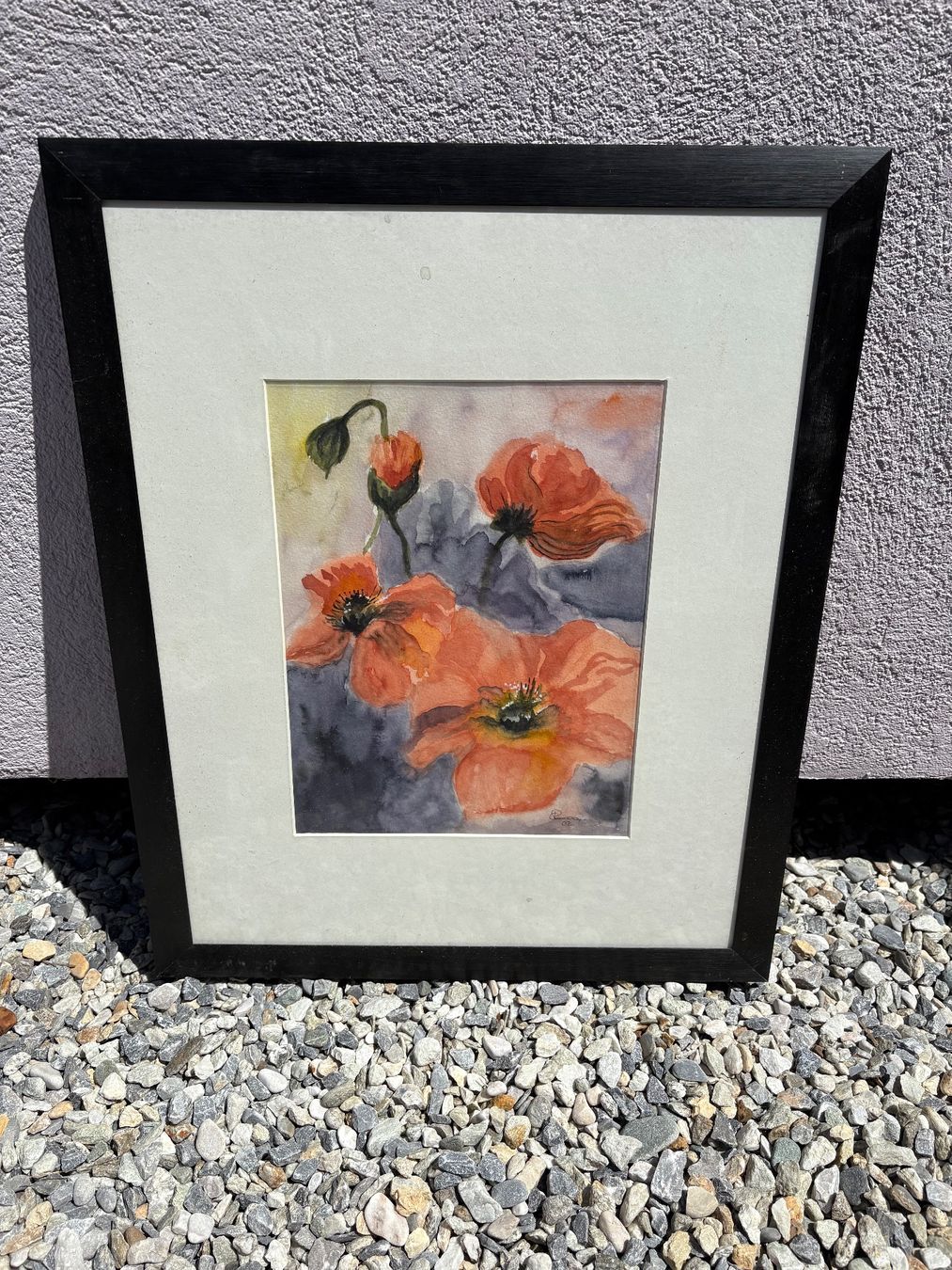 Leinwände & Keilrahmen: Tableau image coquelicots – Gebraucht aus Grône von natatou