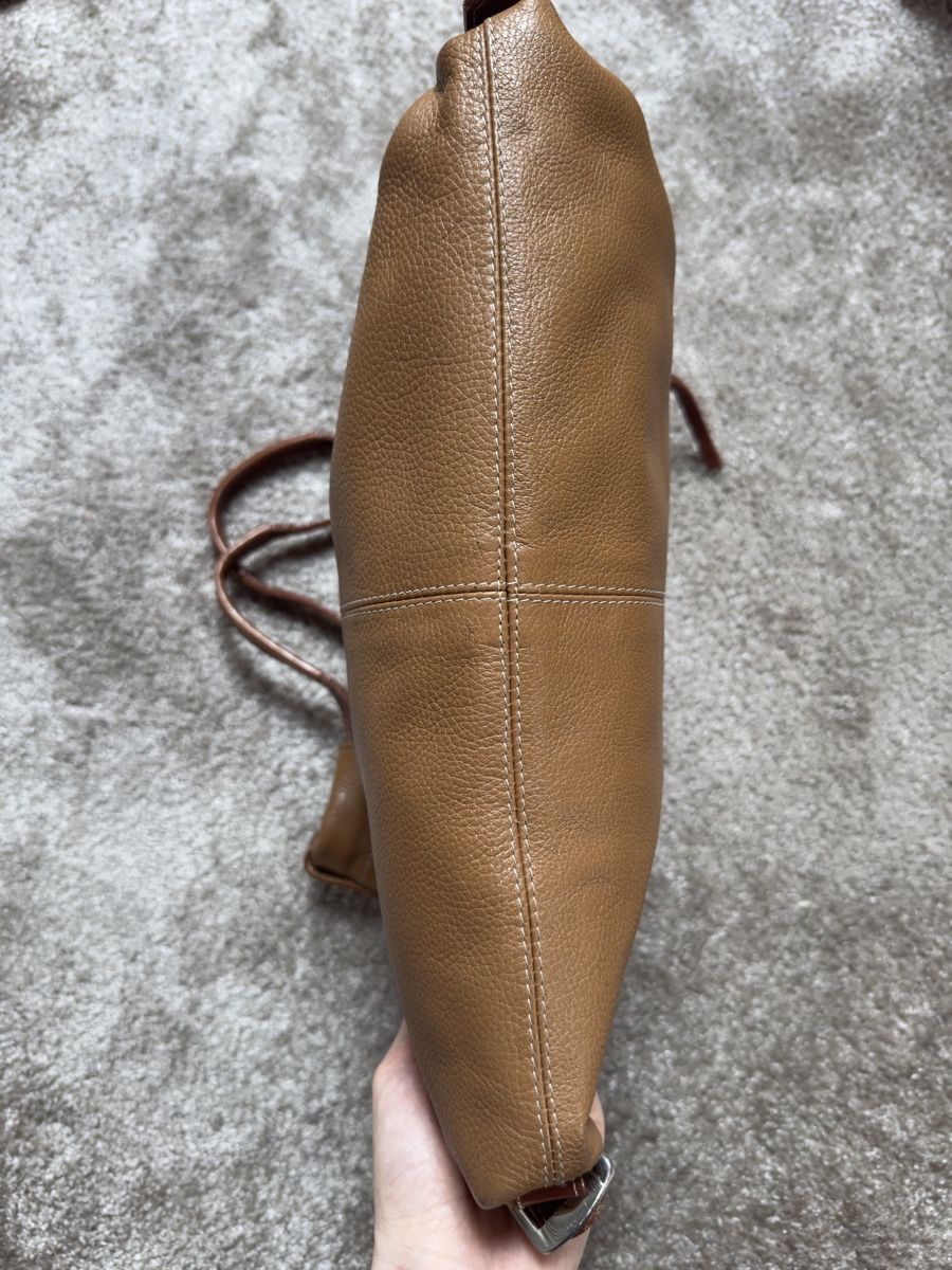 Borse da donna: Sac en cuir marron, grand format – Usato da Vuippens venduto da Anna_as 3