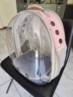 Sac à dos transparent pour animaux rose tres bon état