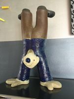 Génial petit clown en céramique