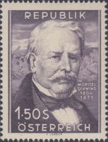 Österreich 996 150.Geburtstag von Moritz von Schwind 1954 **