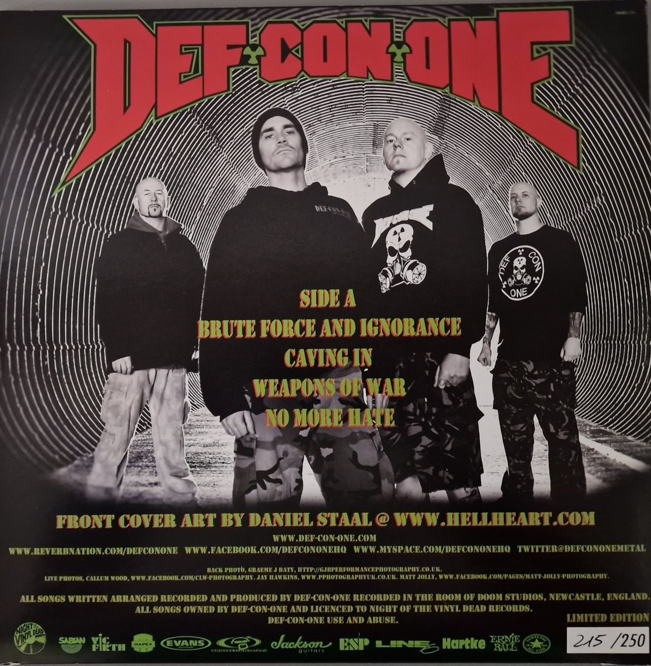 Dischi in vinile: Def Con One LP – Brute Force And Ignorance – Usato da Root venduto da atelier22 2
