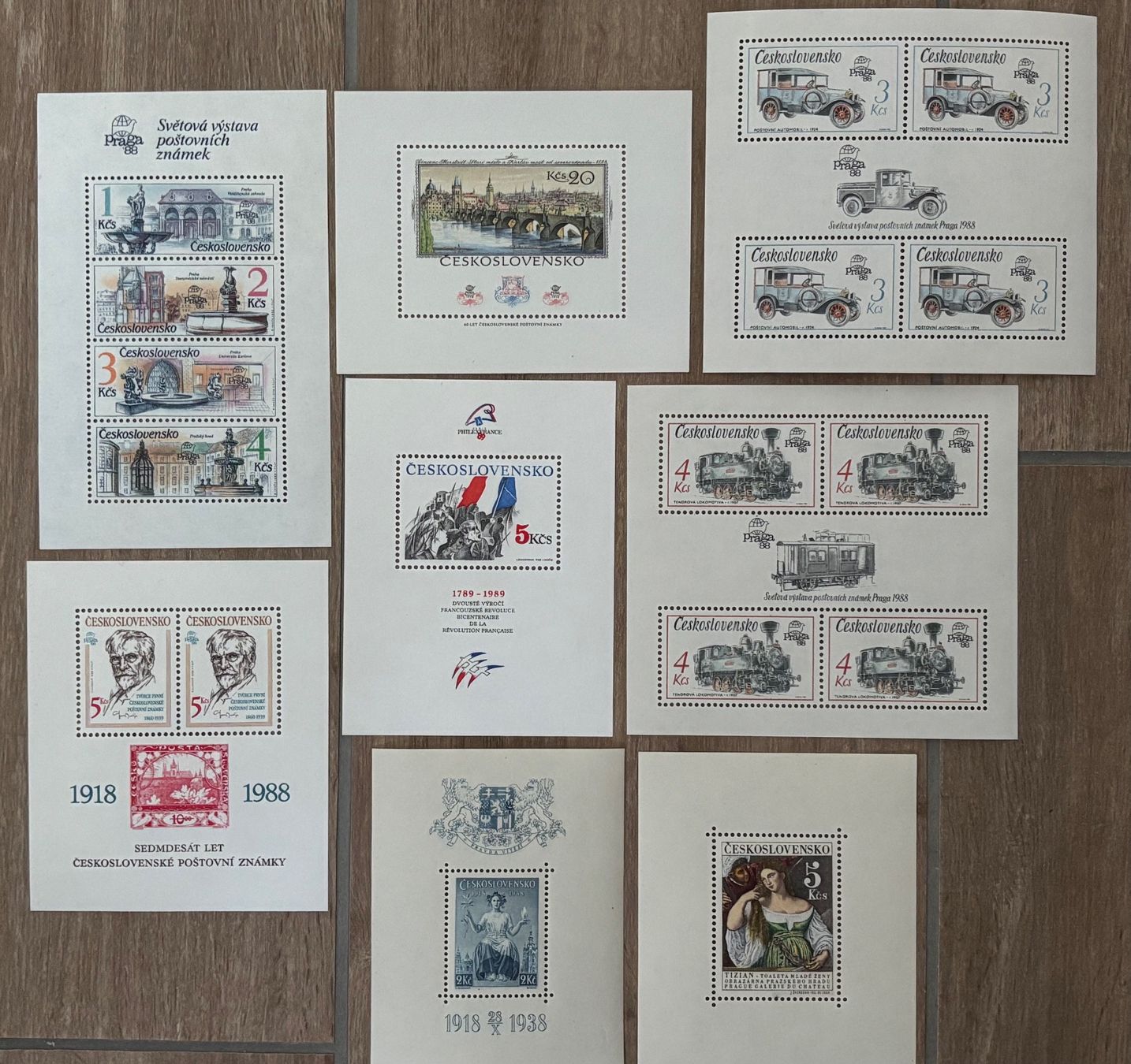 Alle Briefmarken: Kleines Lot. Briefmarken Tschechoslowakei CSSR – Gebraucht aus Esslingen von Danielp 3