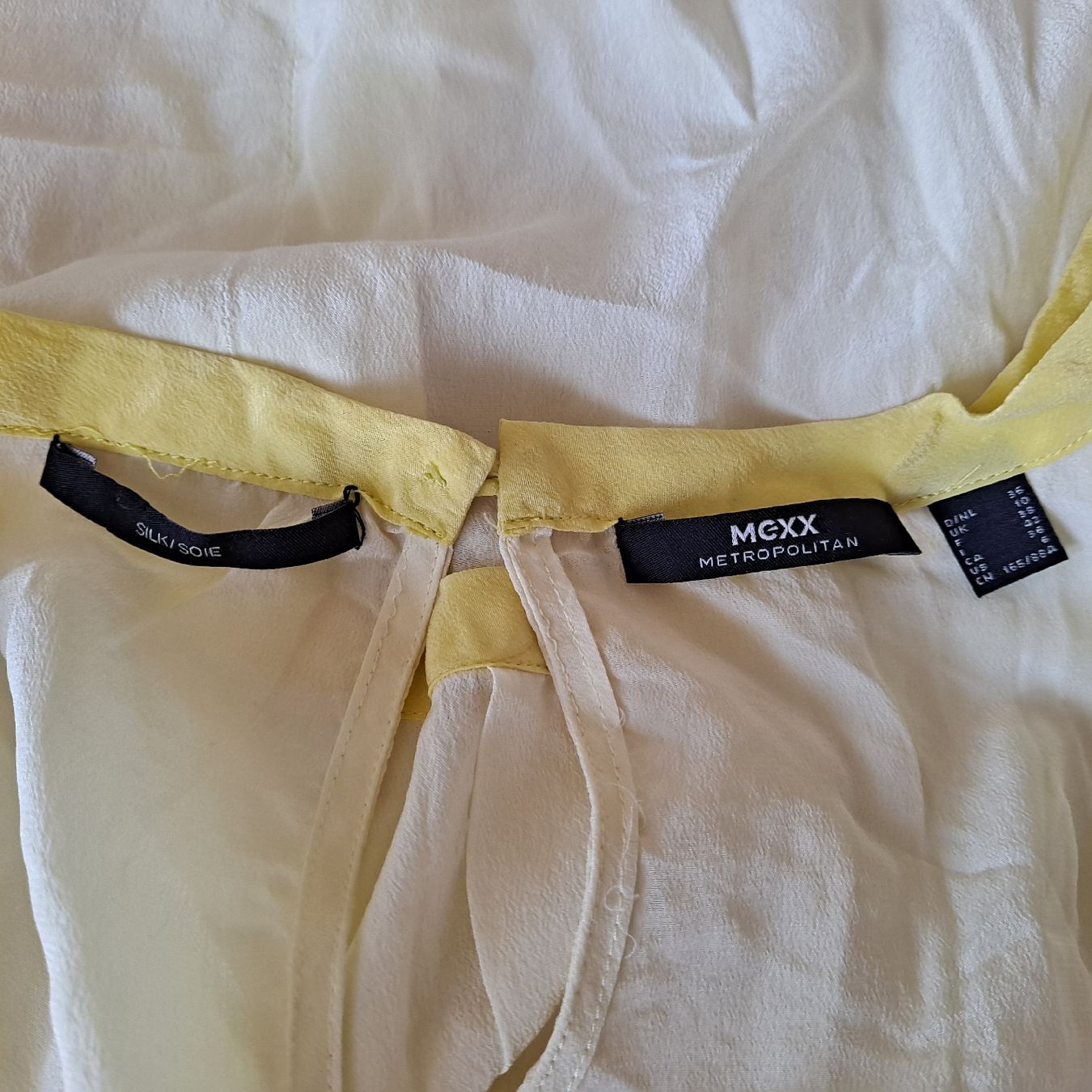 Mexx Blusen: Mexx Seidenbluse, Seidentop, 100% Seide Gr. 36 – Gebraucht aus Liestal von Mas-Y-Mas 4