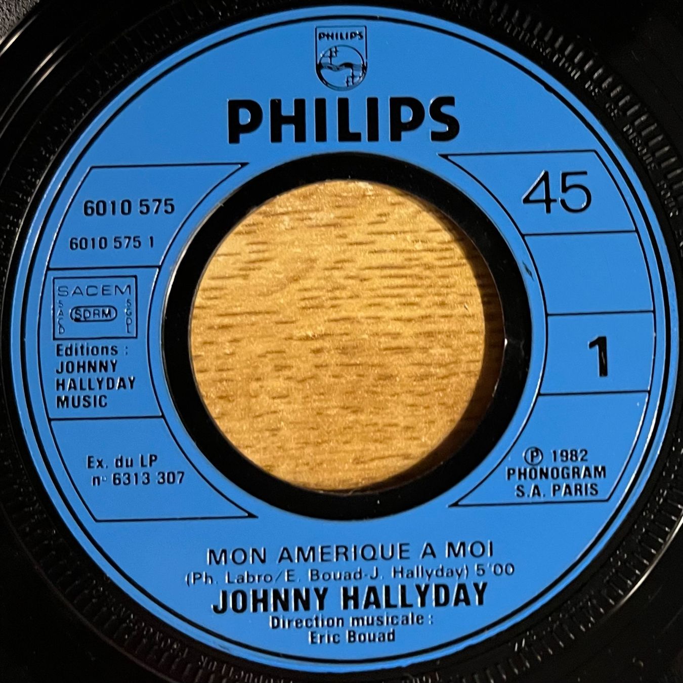 Vinyles: JOHNNY HALLYDAY - MON AMÉRIQUE À MOI – D'occasion à Bussigny par vinyl-pas-cher 2