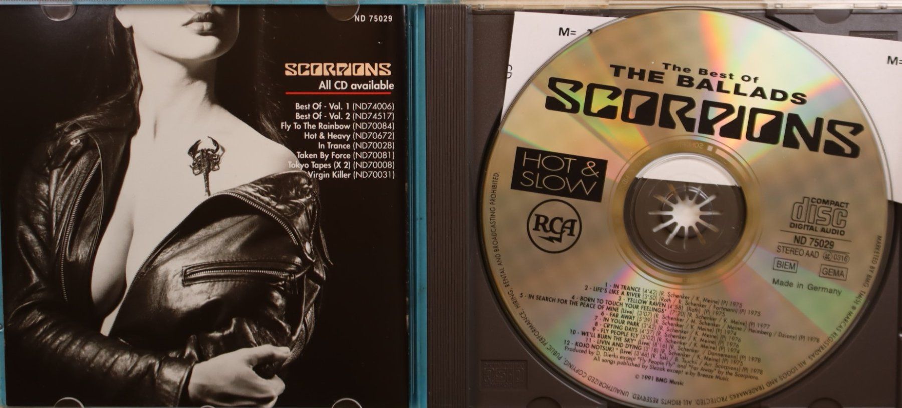 CD: Scorpions – Hot & Slow – Usato da Luzern venduto da CONTENTI 1