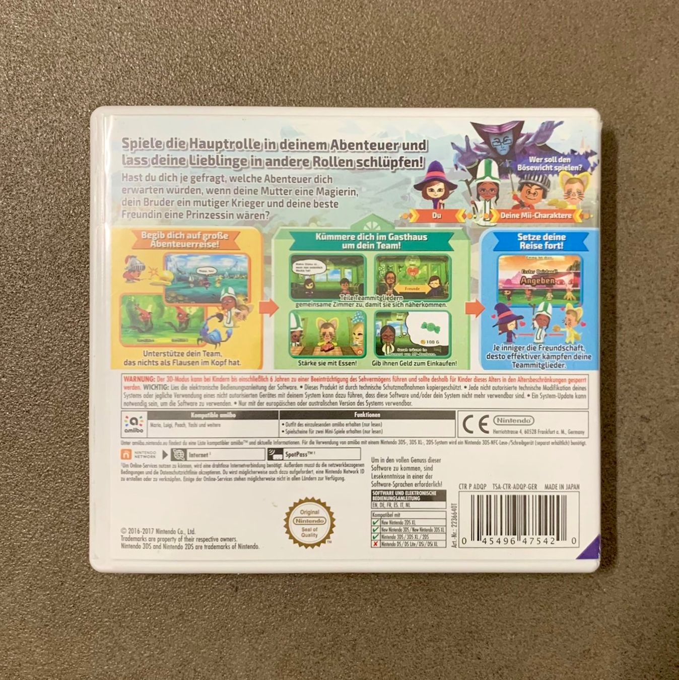 Nintendo Giochi: Nintendo 3DS Miitopia - schnelle Lieferung! – Usato da Birsfelden venduto da Dealgoenner24 3