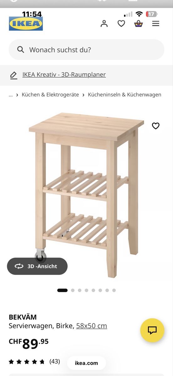 Ikea Toutes les décorations: Servierwagen – D'occasion à Jonschwil par sab_5gmn 1
