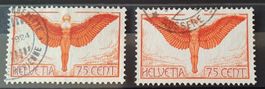 Flugpost F11 + F11z Gestempelt  Kat. 380.-