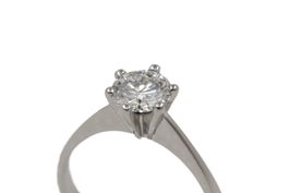 Brillant Solitär Ring RIVER 1.069ct VVS2/E vom KURZ *S4603