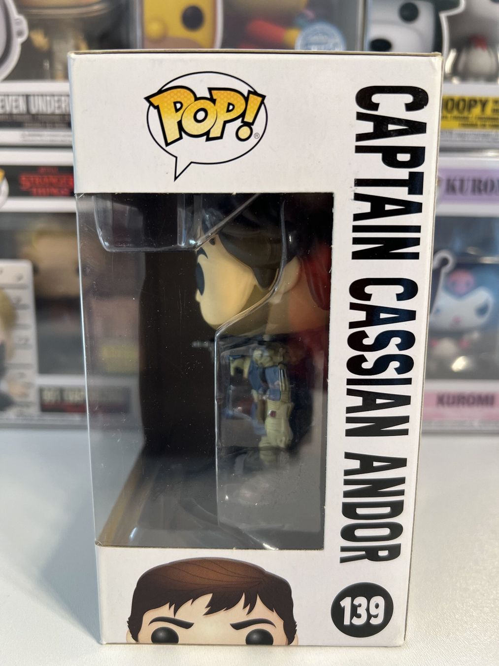 Funko Statuette: Funko POP! Star Wars Rogue One Captain Cassian Andor – Nuovo e nell'imballaggio originale da Le Mouret venduto da perfectbijou 3