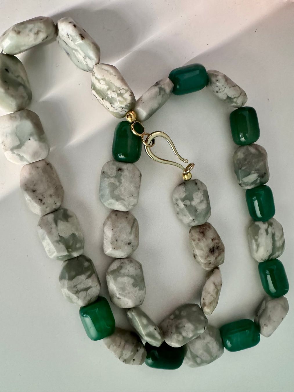 Ketten: Halskette Amazonit/ Achat – Neu (gemäss Beschreibung) aus Biberist von tl-schmuck 3