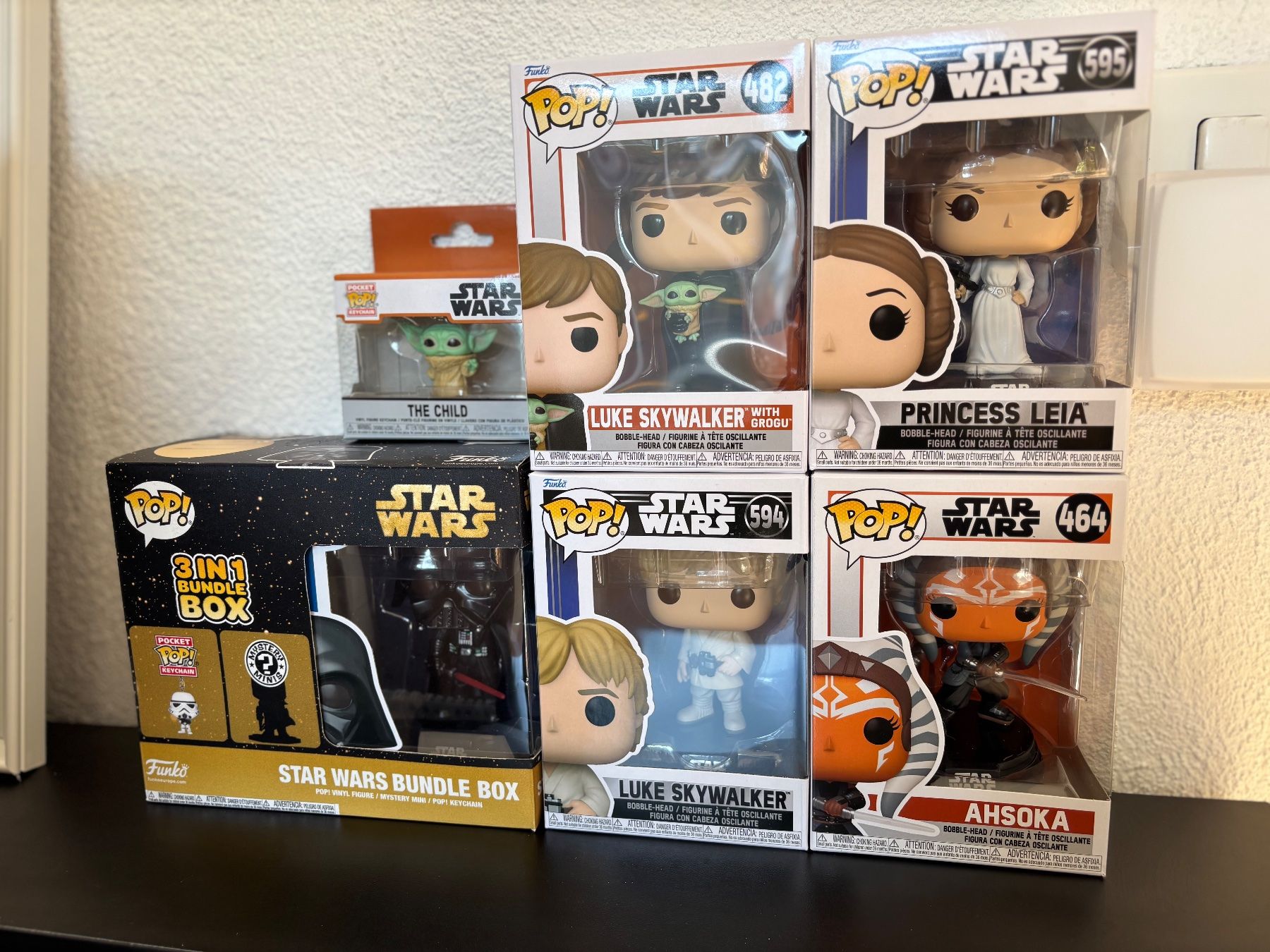 Funko Figuren: 6 pcs - Funko POP, Stars Wars (NEW) – Neu und originalverpackt aus Collombey von Cards07
