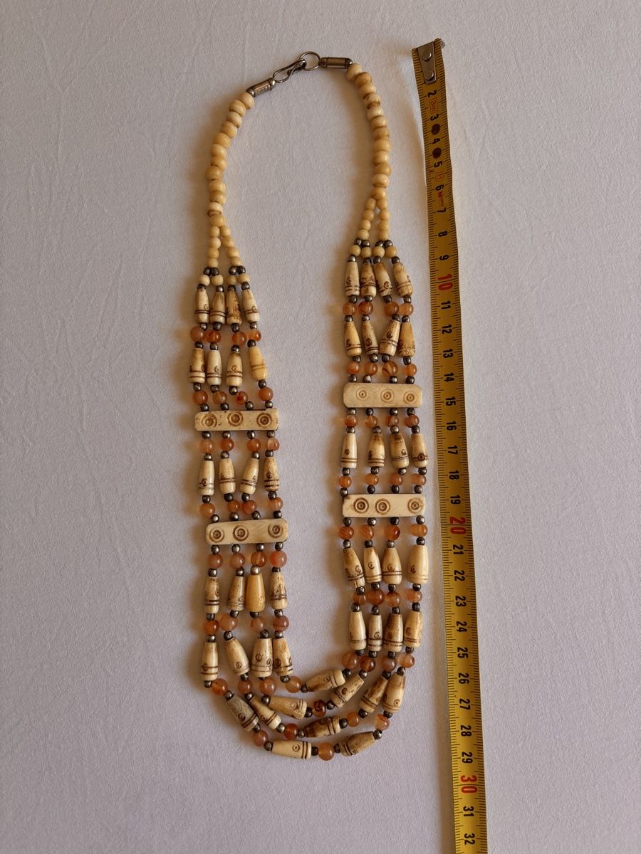 Catenine: Collana vintage in materiali naturali . – Nuovo (secondo la descrizione) da Paradiso venduto da fio_mhn6 2