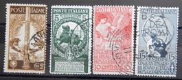Italien Kat. 100-103 gest. 1911 Kat. 95 Euro