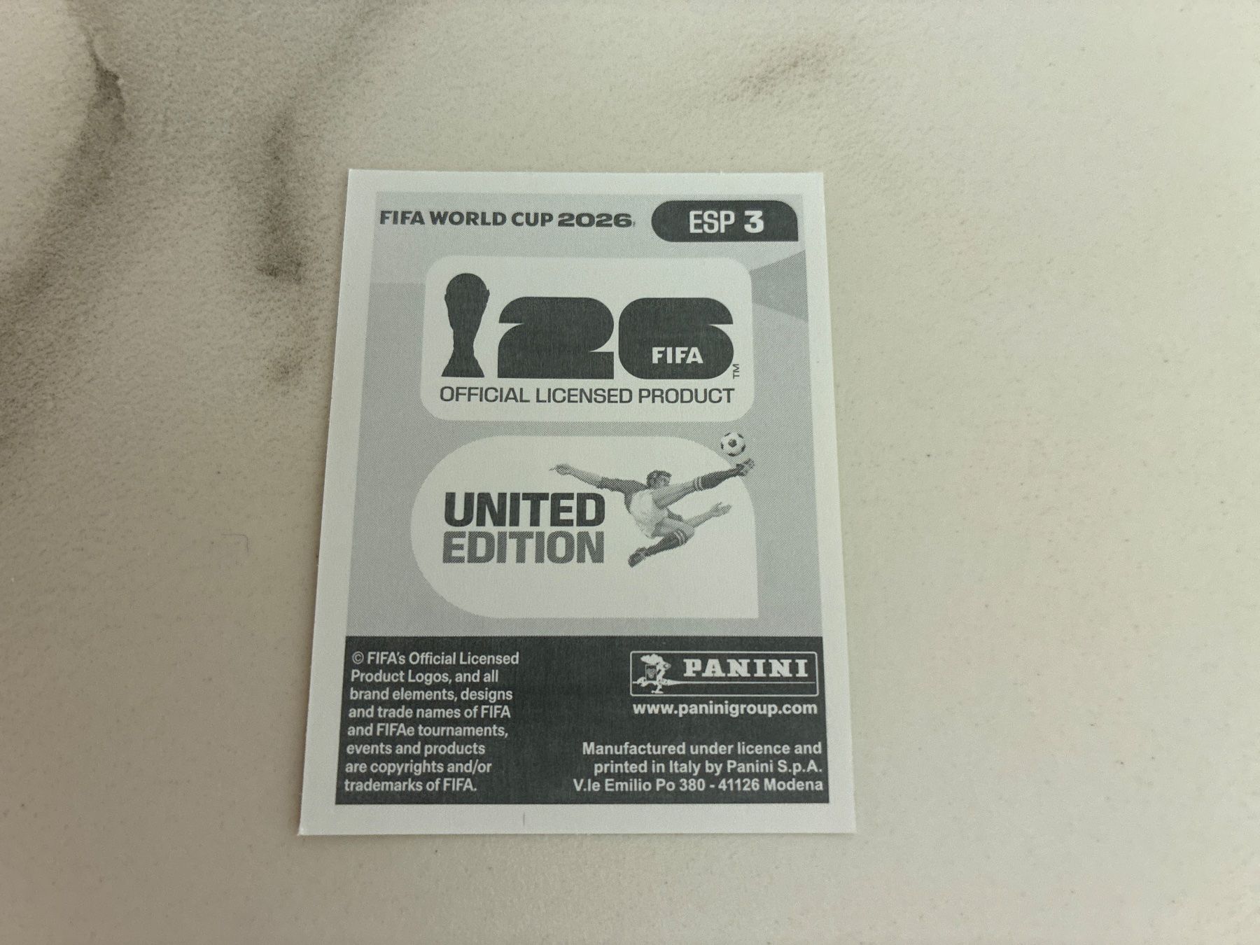 Panini Carte collezionabili: Panini WM 2026 Mexiko Sticker - ESP3 – Nuovo (secondo la descrizione) da Basel venduto da yac_h5js 1