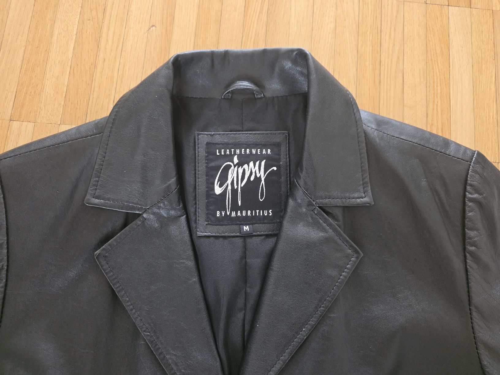 Cappotti: Schwarzer Ledermantel Gipsy by Mauritius, Grösse M – Usato da Laufenburg venduto da may_r2st 1