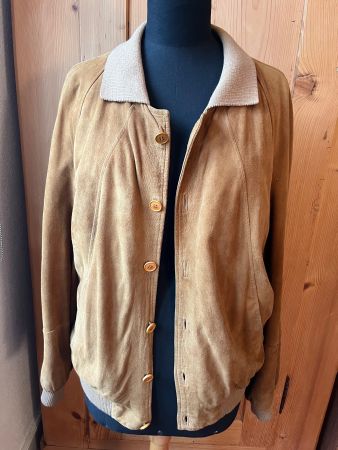 VINTAGE Wildleder Jacke Gr. 54 1970er-Jahre