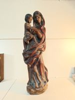 Madonna mit Kind, Holzskulptur, Handwerkskunst (nov172)