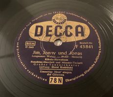 Kihula Hawaiians & Tanzorchester - Schellack - 10“ - 78RPM