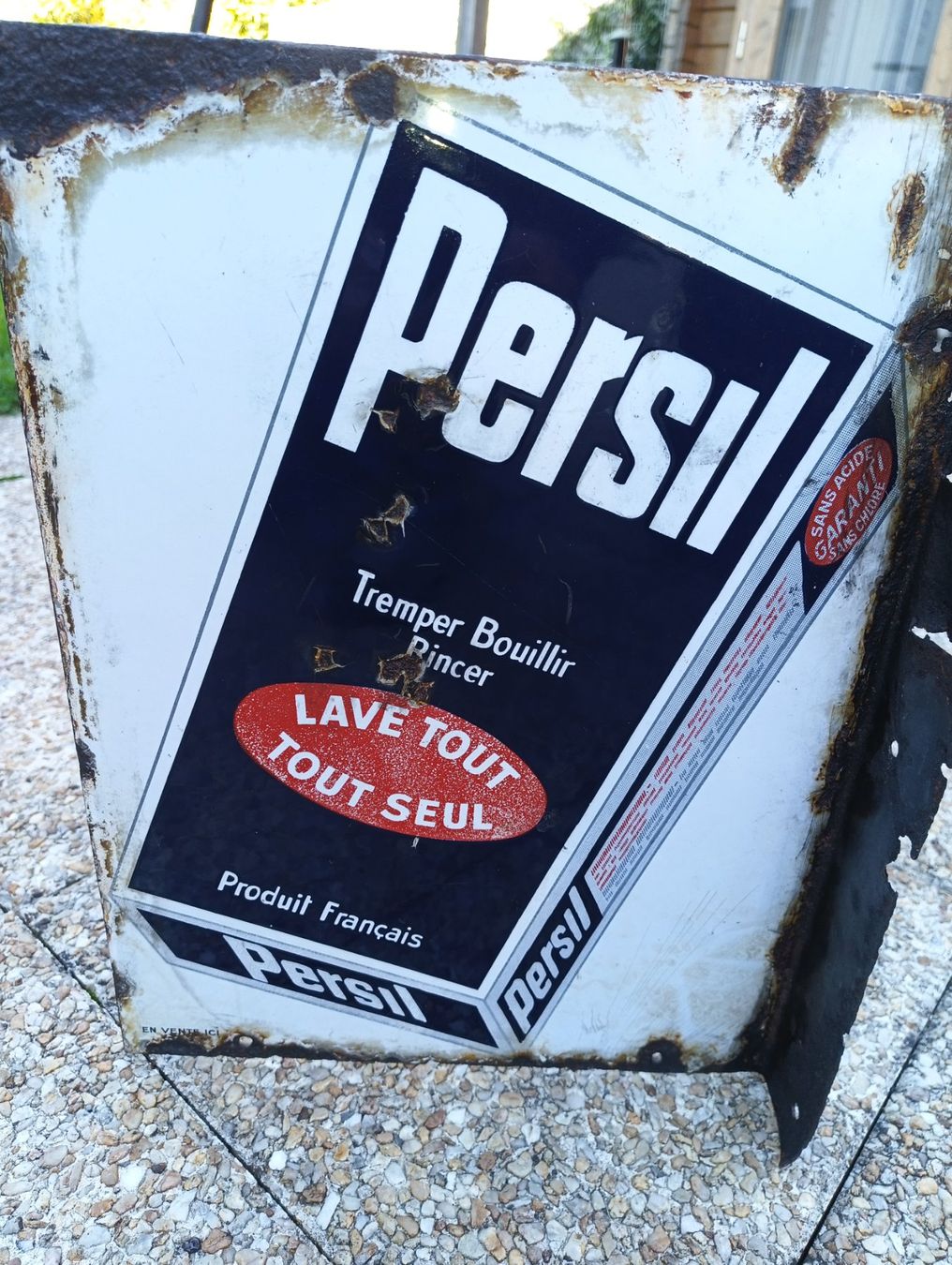 Persil Insegne: Plaque émaillée ancienne Persil - double face – Usato da Veyrier venduto da mj6_rv78 3