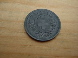 (D1) Départ 1 CHF 1 Rappen 1944 UNZ