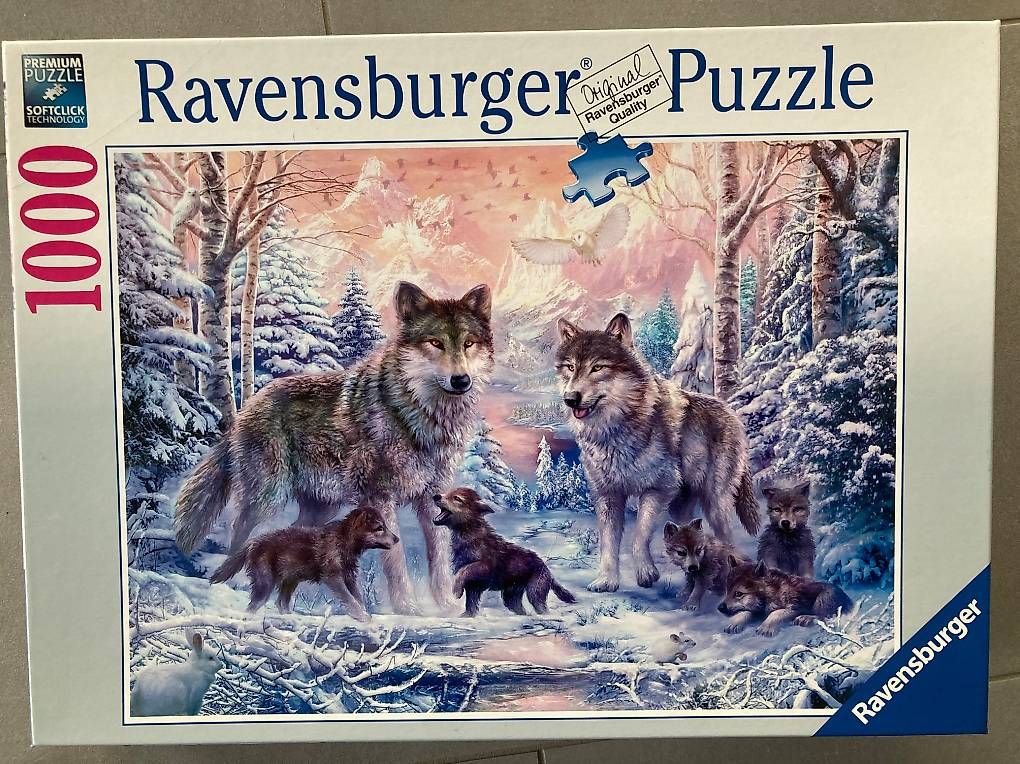 Puzzle: Puzzle Wölfe 1000er – Usato da Oberglatt ZH venduto da Fischli085