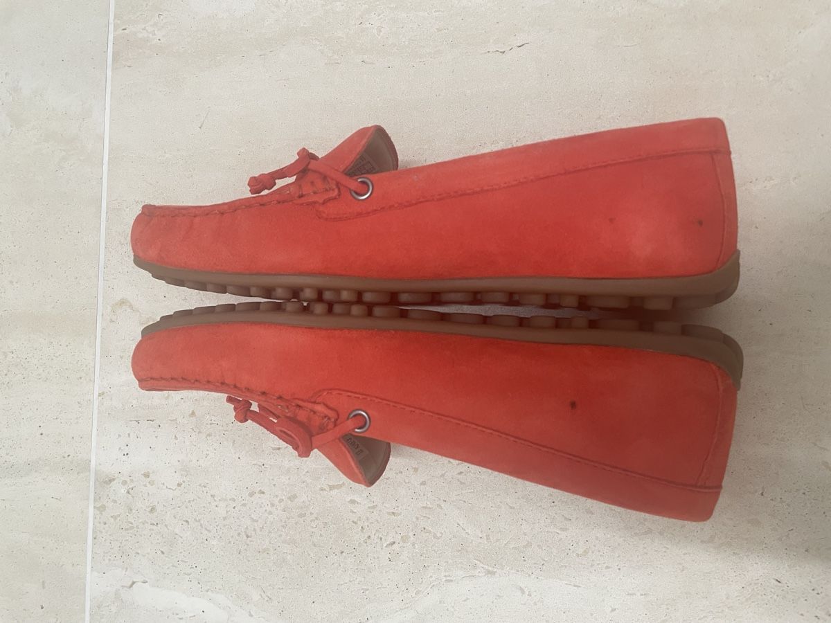 Ecco Damenschuhe: ECCO Lederschuhe 37 Rot  – Gebraucht aus uster von 2017c 3