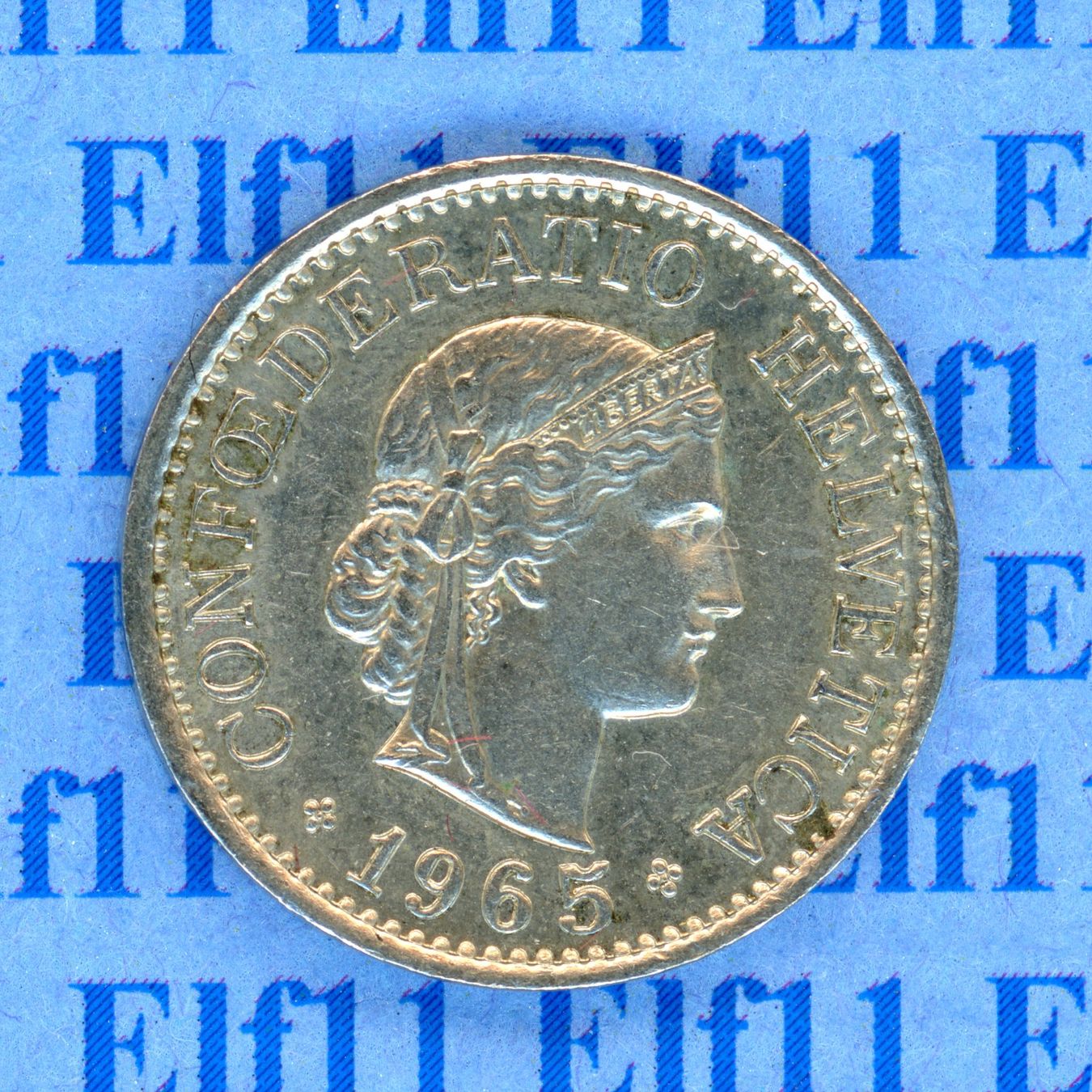 Tutti le monete: CHF___0.10 1965 -vz 10 Rappen – Usato da Widnau venduto da Elf11