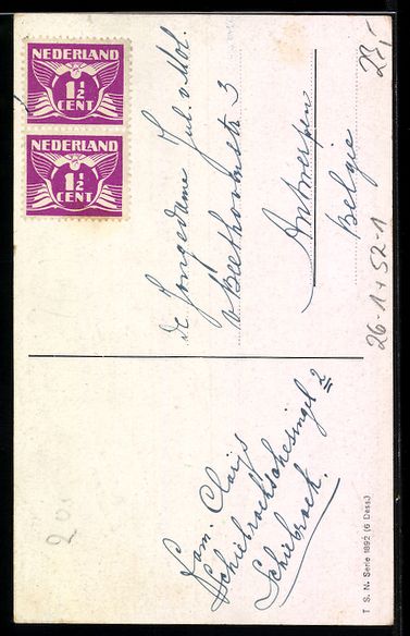Cartoline postali: Arthur Thiele: Kätzchen packt ihre Tasc – Usato da Berlin venduto da bartko-reher 1