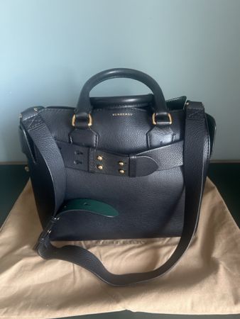 Burberry Belt Bag Tasche Leder Schwarz Full Set