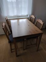 IKEA Jokkmokk Ess-Tisch (vergl: Hägernäs) und 4 Stühle