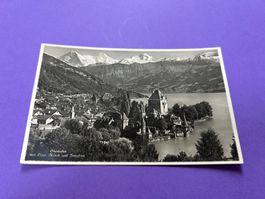 Oberhofen, Thun, mit Eiger Mönch Jungfrau, alt, 26.7.1934