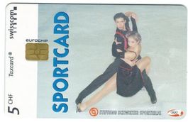 Taxcard Chip-1780 Sportcard Eistanz 1. Auflage ungebraucht