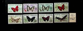 CENTRAFRIQUE  SÉRIE TIMBRES NEUFS** 1960 COTE 11 € /U568