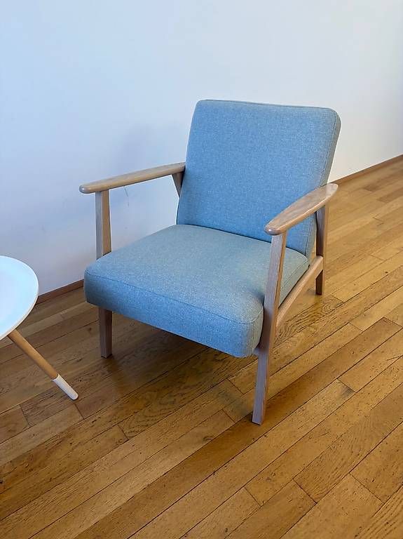Poltrone: IKEA EKENÄSET Sessel, Eiche/Gunnared hellgrün, neu  – Nuovo e nell'imballaggio originale da Basel venduto da bruhnpartner