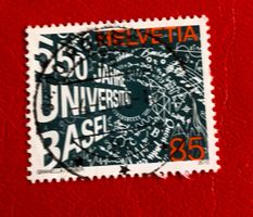 Nr.1348 mit  Stempel  550 Jahre Universität Basel 2010   