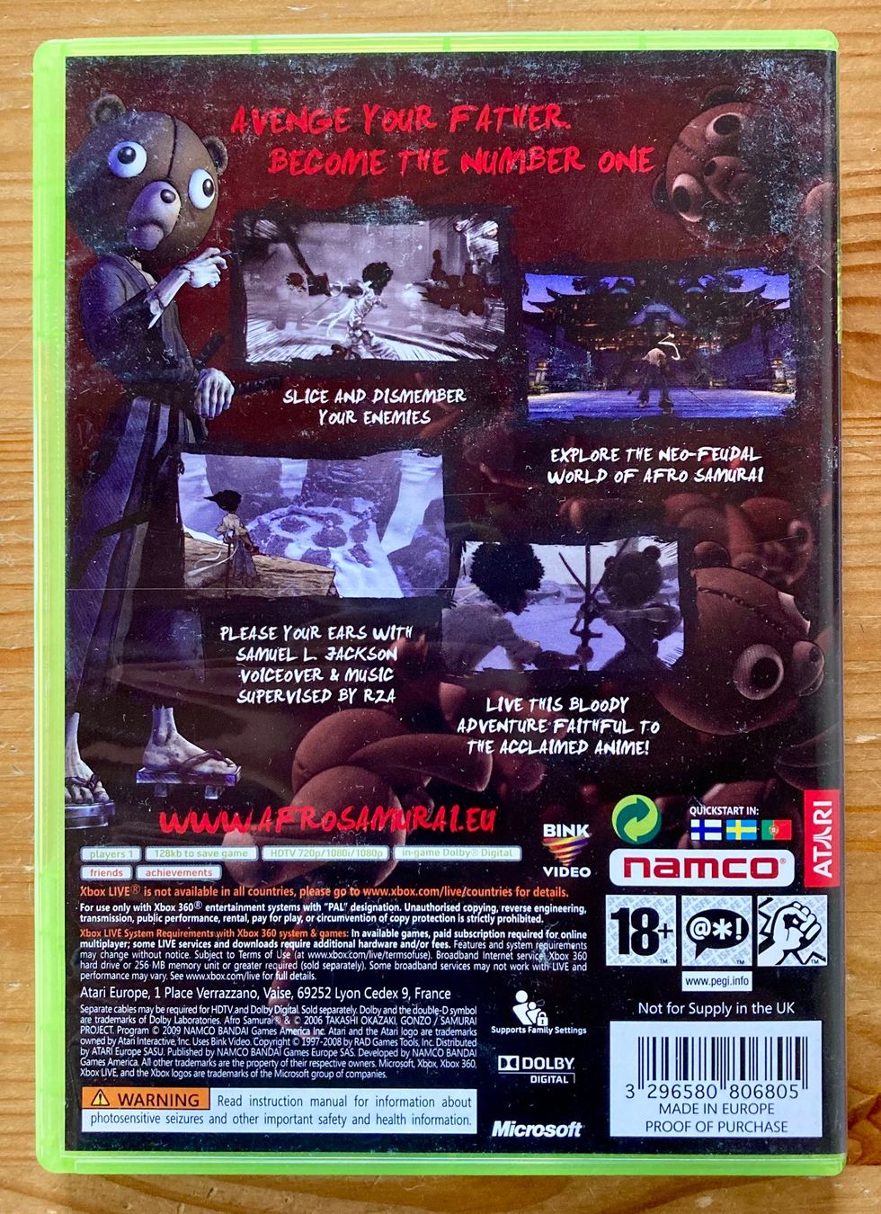 Microsoft Giochi: Afro Samurai (NEU) - Xbox 360 – Nuovo (secondo la descrizione) da Zürich venduto da Djmotionch 3