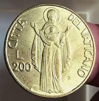 VATIKAN 200 LIRE 1990