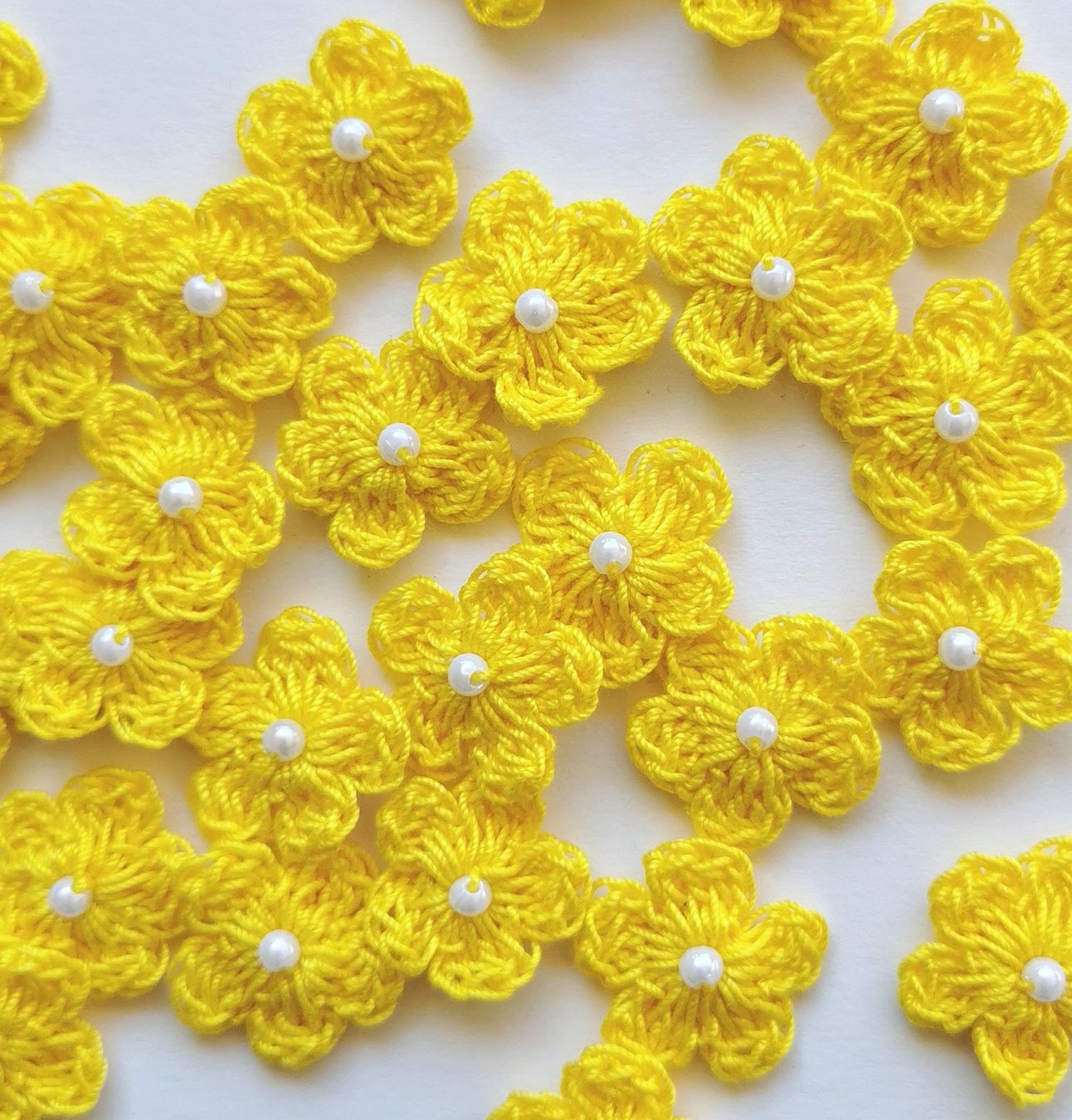 Insignes: Gehäkelte Blumen 10.Stück Baumwolle – Neuf (Voir description) à Schaffhausen par RoseHaekelzauber 1