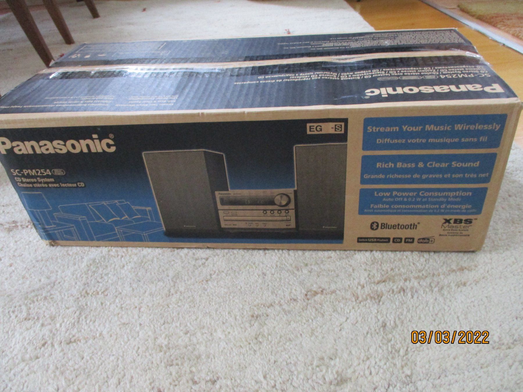 Panasonic Lettore multimediale & Streamer: PANASONIC SC-PM254 - Micro-Systemanlage – Nuovo (secondo la descrizione) da Liestal venduto da Disc-Point 1