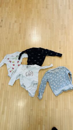 Bodys Gr. 62/68 Sternen- & Herzendesign (3 Stk.) ❄️ Frühling