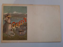Geneve Künstlerkarte J. Hugo d'Alesi