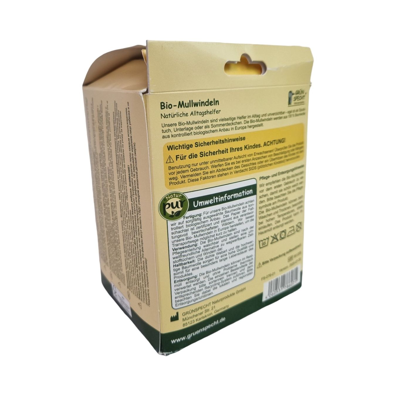 Secchi per pannolini & Pannolini: GRÜNSPECHT Bio-Mullwindeln – Nuovo (secondo la descrizione) da Wangen b. Olten venduto da Restwert_Wangen 4