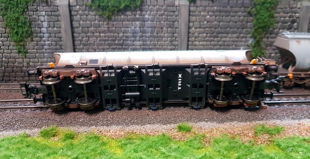 Train Miniature Trix 24066 - 3 Wagons Silos Südzucker - époque 4 HO - Neuf