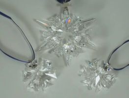 Swarovski Schneeflocken Set neu Stern Set 2007
