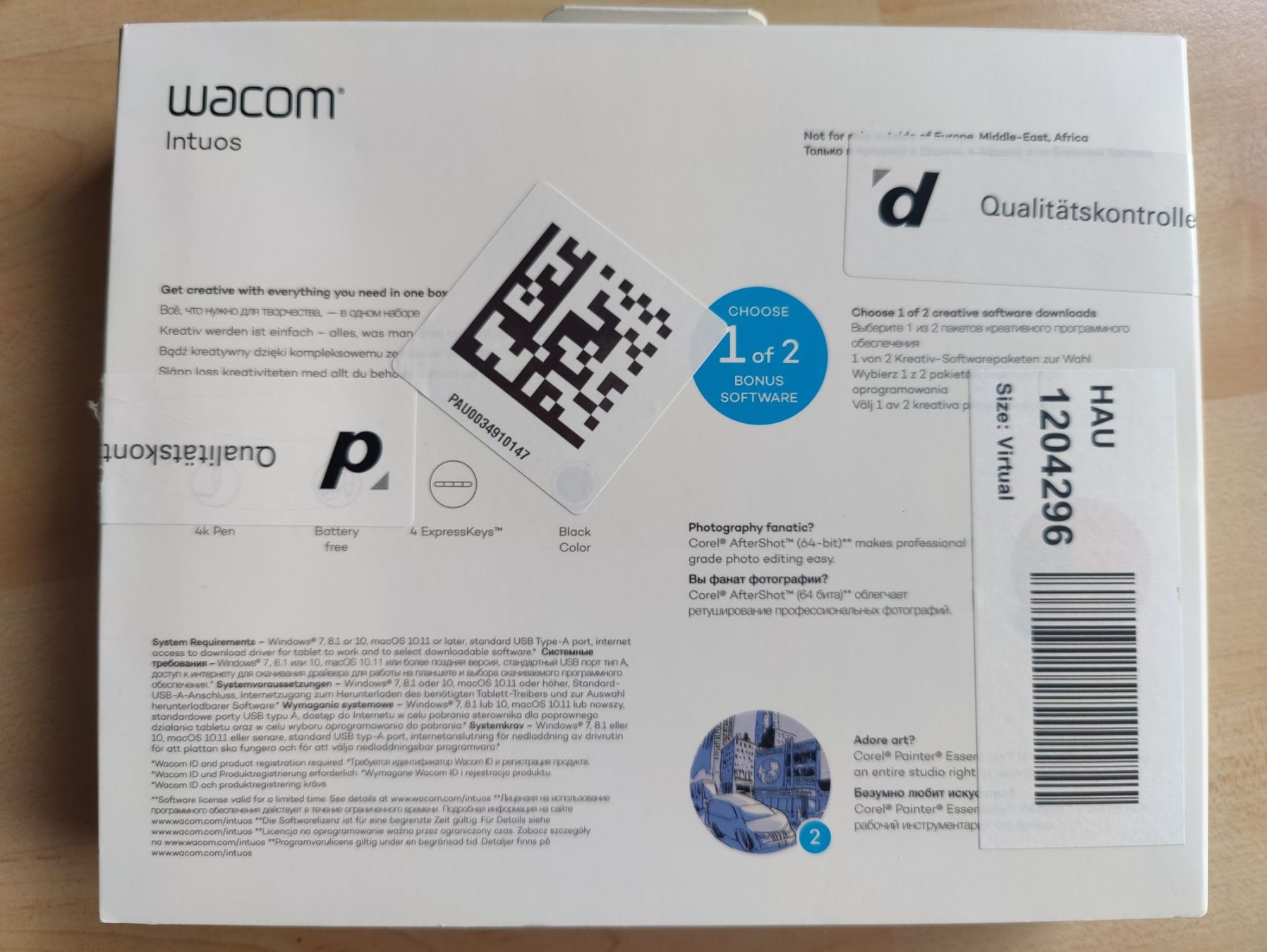 Wacom Tablet PC: Wacom Intuos S – Nuovo (secondo la descrizione) da Zollikofen venduto da Ninu_359 2