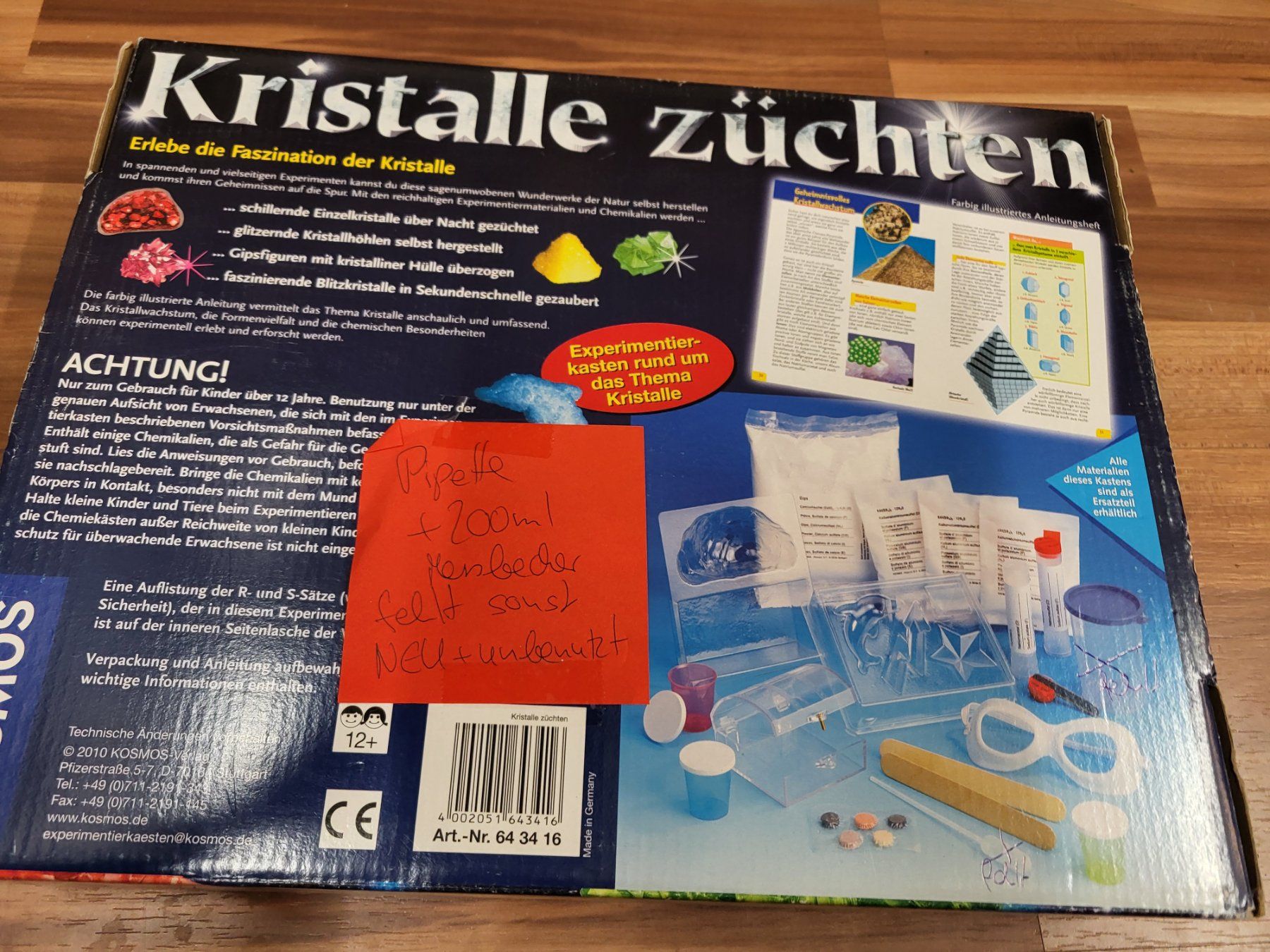 Baukästen: Kristalle züchten K6 – Neu (gemäss Beschreibung) aus Schwarzenburg von Sunny0290 1