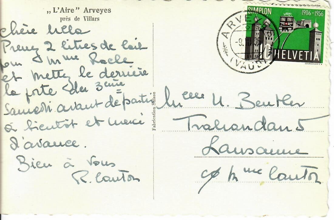 Cartes postales: L`Aire - Arveyes – D'occasion à Hochdorf par Ziegel-16 1